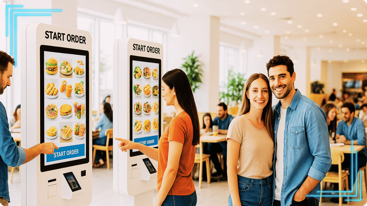 touchscreen ordering kiosk