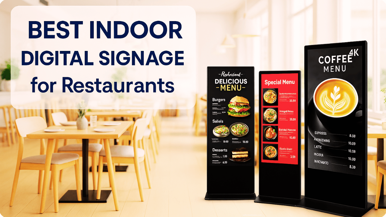Best Indoor Digital Signage for Restaurants