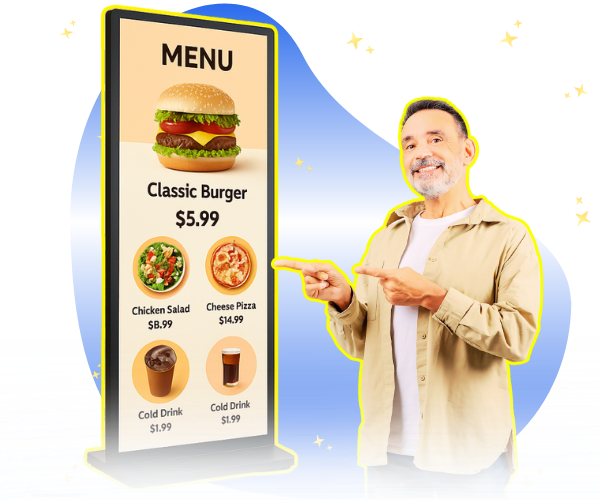 indoor display digital signage